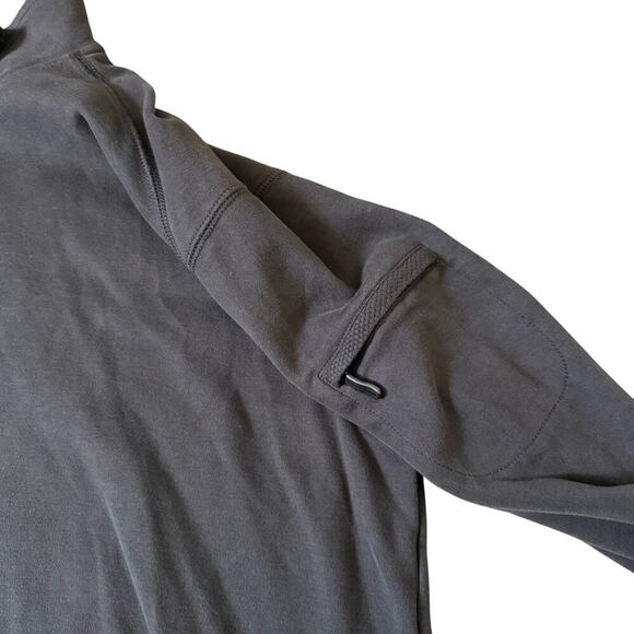 Tommy Bahama XL 100% Pima Cotton Quarter Zip Pullover Sweatshirt Gray Coastal - Picture 5 of 10